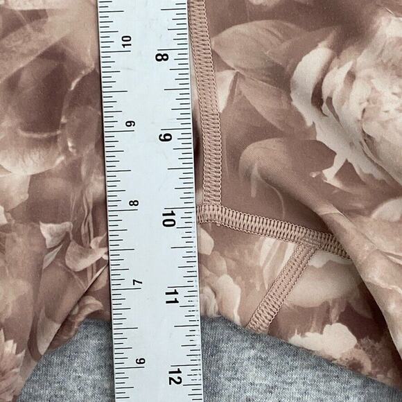 Athleta Legging Womens Extra Small Pink Elation Printed Floral Roses Activewear - Picture 16 of 16